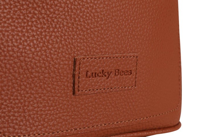 Lucky Bees Mochila en Color Tostado